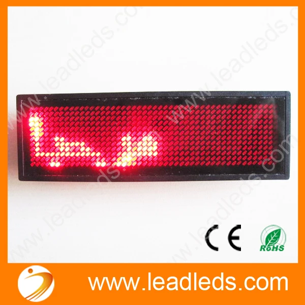 5 бесплатных красных светодиодных прокручивающихся значков с именем сообщения