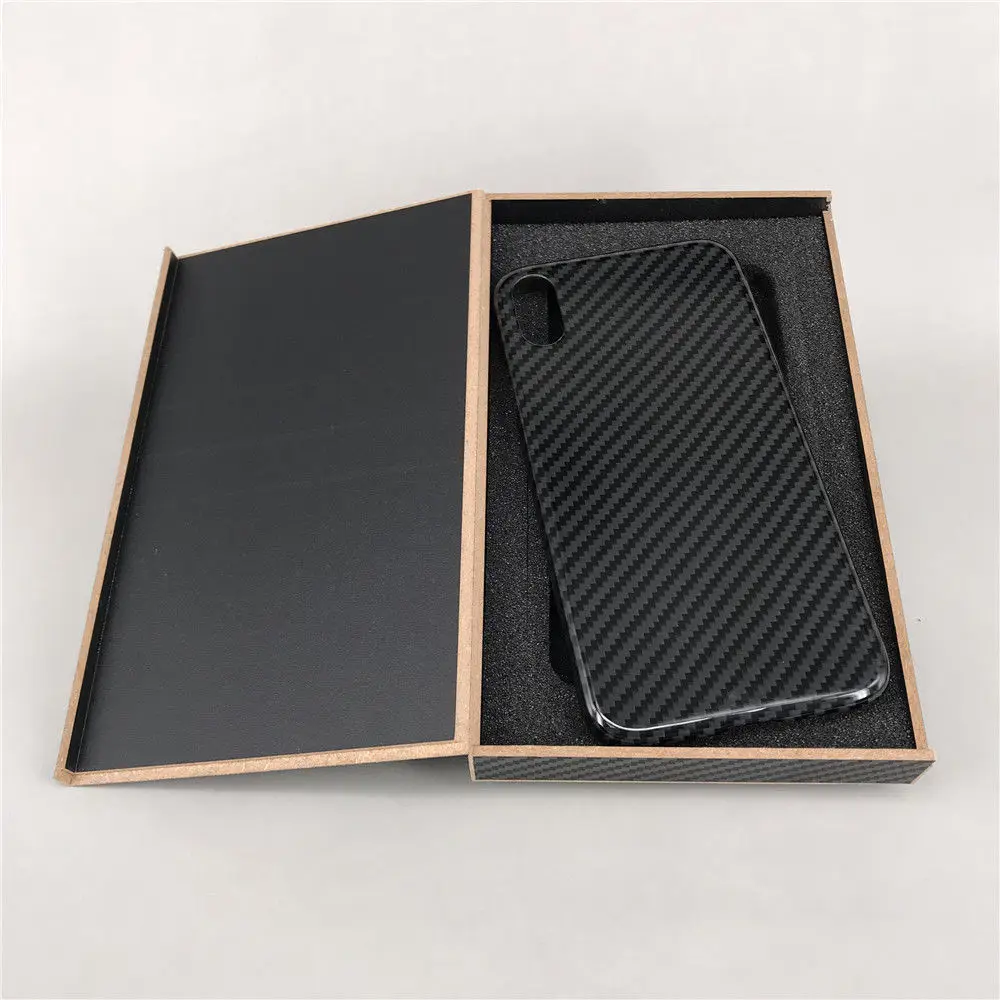 Glossy Black iP XR Красный твил углеродного волокна глянцевый/матовый кожух, чехол для мобильного телефона для iPhone XS Max/XR - Цвет: Glossy Black iP XR