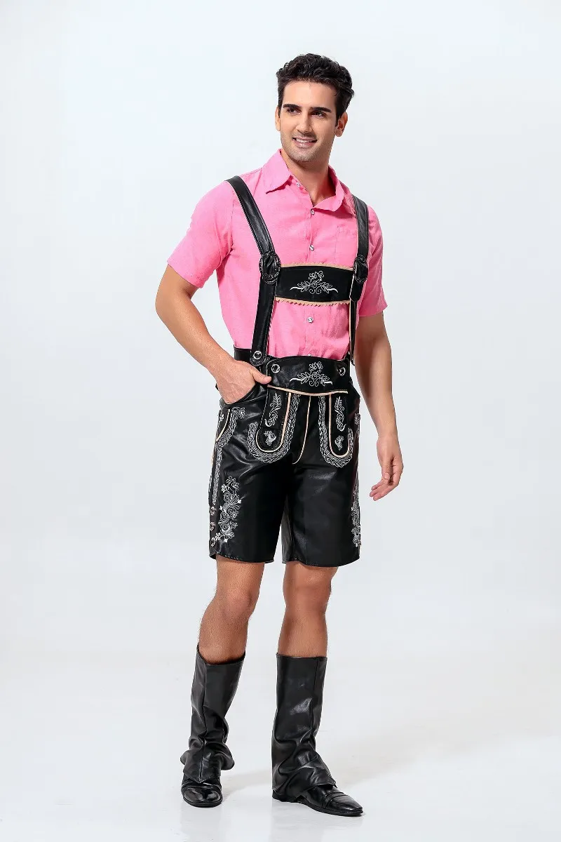 Костюм Lederhosen Мужской Для вечевечерние костюм из хлопка и кашемира на Октоберфест