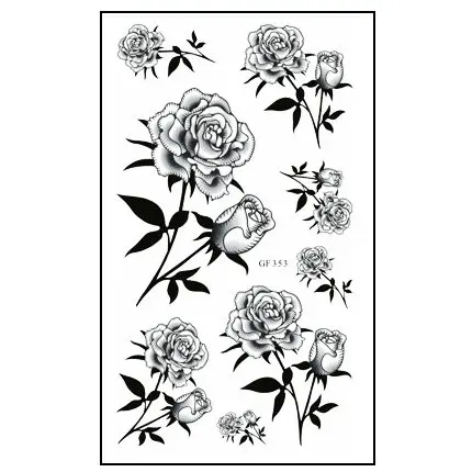 Татуировки с красивым рисунком бабочки водонепроницаемые временные сексуальные