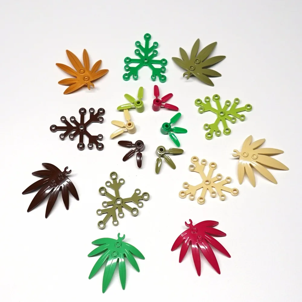 Городской военный аксессуар строительные блоки MOC оружие DIY зеленый цветущий