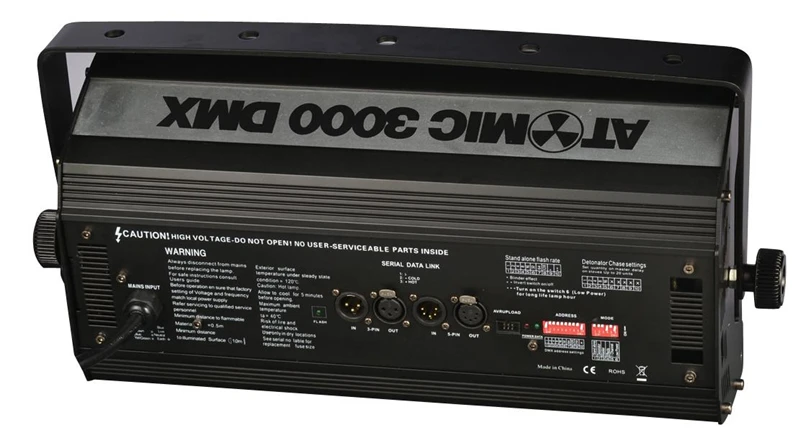 Горячая Распродажа стробоскоп 220 В 240 Atomic 3000 Вт DMX512 для сцены экспозисветильник