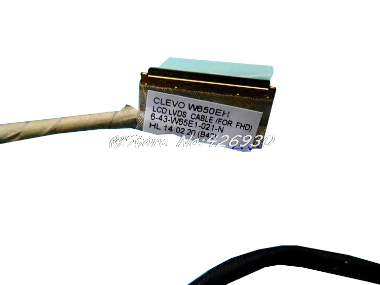 ЖК кабель для CLEVO W650SR 6 43 W6501 010 N 30PIN/W650EH W65E1 021 40Pin W650EH W650RC1 W650RB W650SF W650SH W650SJ|lcd laptop|cable