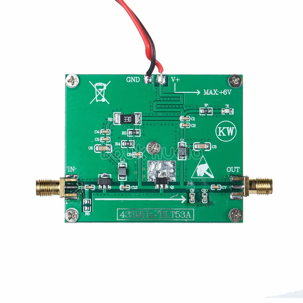 Усилитель мощности BLT53A 433 МГц RF 2 Вт для модуля передачи данных si4463 / SI4432|Усилители