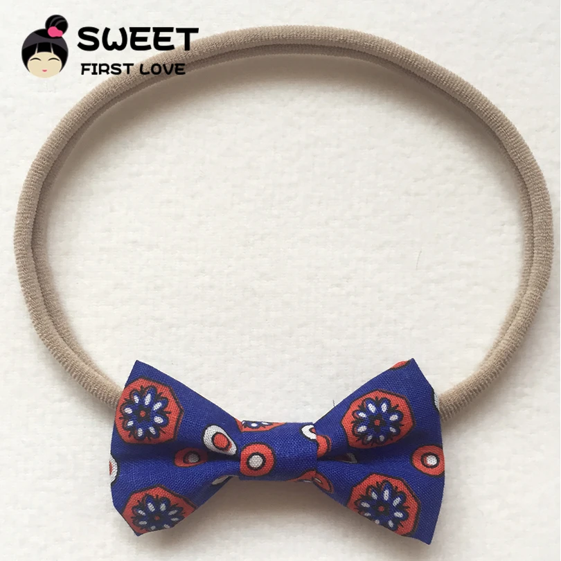 New Fashion Bowknot Hair Accessories With Geometric Pattern Kids Hairband For Pretty Girls Head Bands Ornaments | Детская одежда и