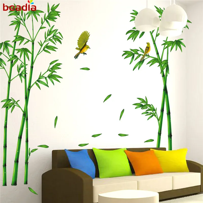 Виниловая зеленая фотобумага из ПВХ 60*90 см|bamboo wall stickers|stickers home decorwall sticker |