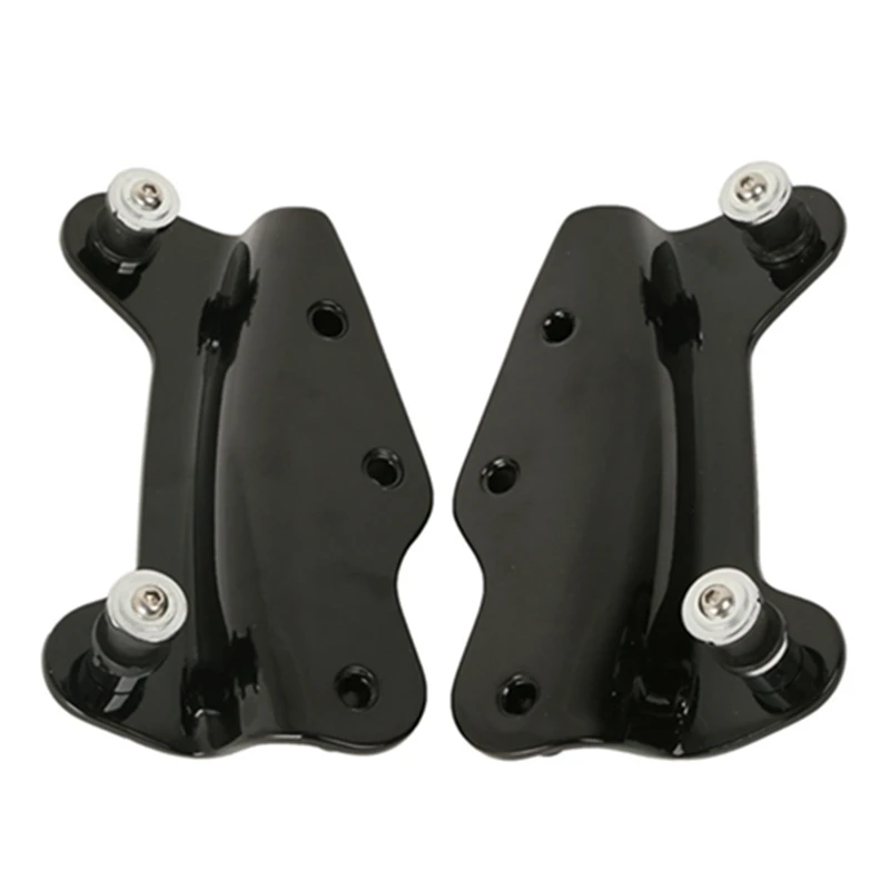 black Мотоцикл 4 точки стыковки аппаратный комплект для Harley Touring Electra Street Glide Road King классический FLHTC FLHT FLHR FLHX 09-13 - Цвет: black