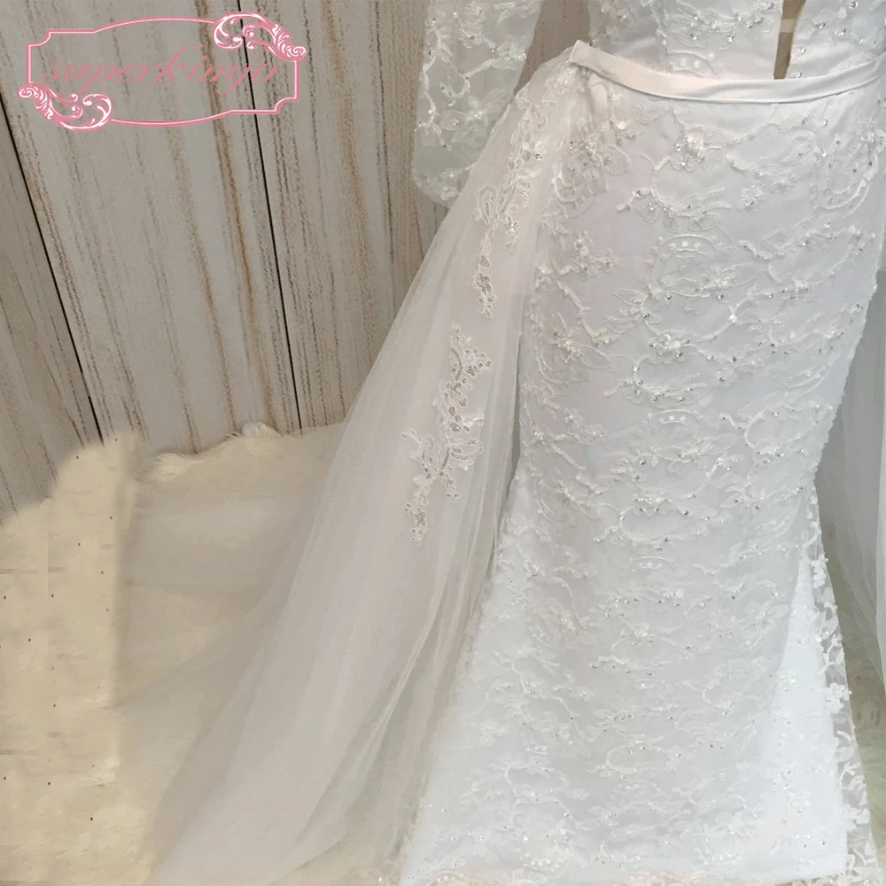 SuperKimJo Съемный Телефон 2020 Русалка Кружевная аппликация отделанная бисером