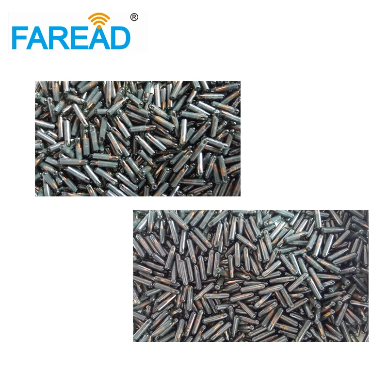 X20pcs 1 4*8 мм UID/ID64/Манчестер/уникальная/64 битная бирка RFID стеклянная трубка