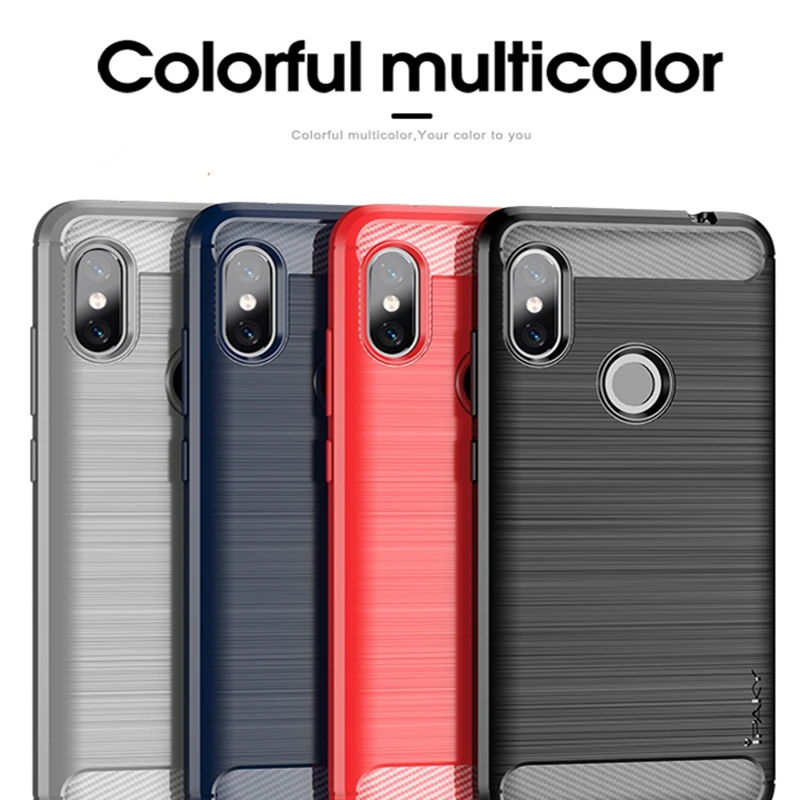 Чехол iPaky для Xiaom Redmi Note 5 Pro Мягкий Силиконовый противоударный чехол из