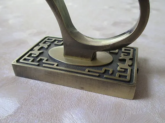 Деревенские металлические настенные крючки квадратный античный бронзовый