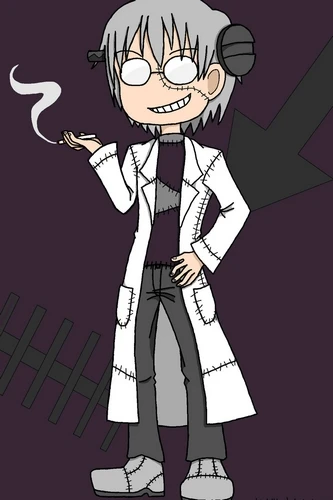 

Soul Eater Franken Stein Cosplay Costume Free Shipping Custom Made for Halloween and Christmas