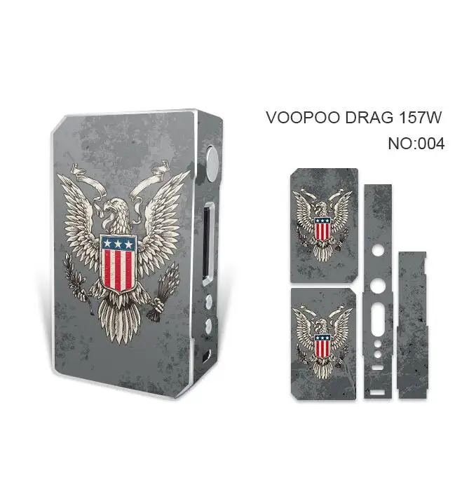 Аутентичные VapeSoon протектор кожи DRAG 157 стикер для Drag коробка мод на складе быстрая