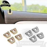 4pcslot diamond door pin lock decoration cover stickers for 2018 bmw new 5series 528 530 540 g30 1series 118i 120i 7series x3