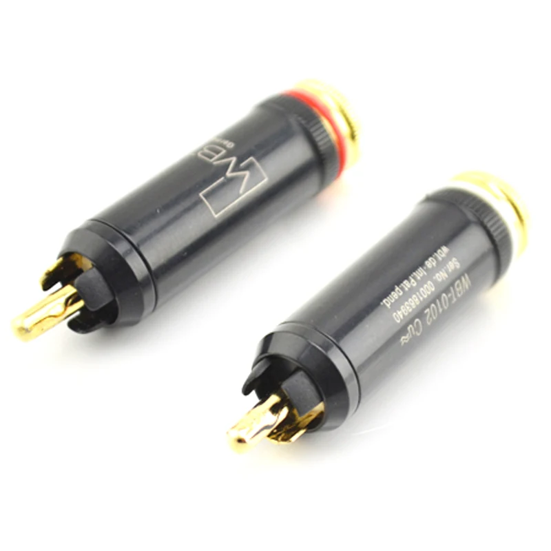 4 шт. медные разъемы типа RCA|connector plug|connector rcaconnector 2 |