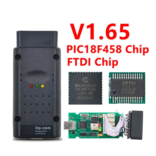 OPCOM V1.99 прошивка V1.70 1,78 1,95 opcom 1,99 качество OP-COM 1,70 для Op-el диагностический инструмент OP COM с PIC18F458 FTDI - Цвет: OP COM 1.65