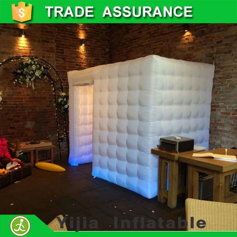 Бесплатная доставка белая прочная квадратная палатка надувная фотокамера