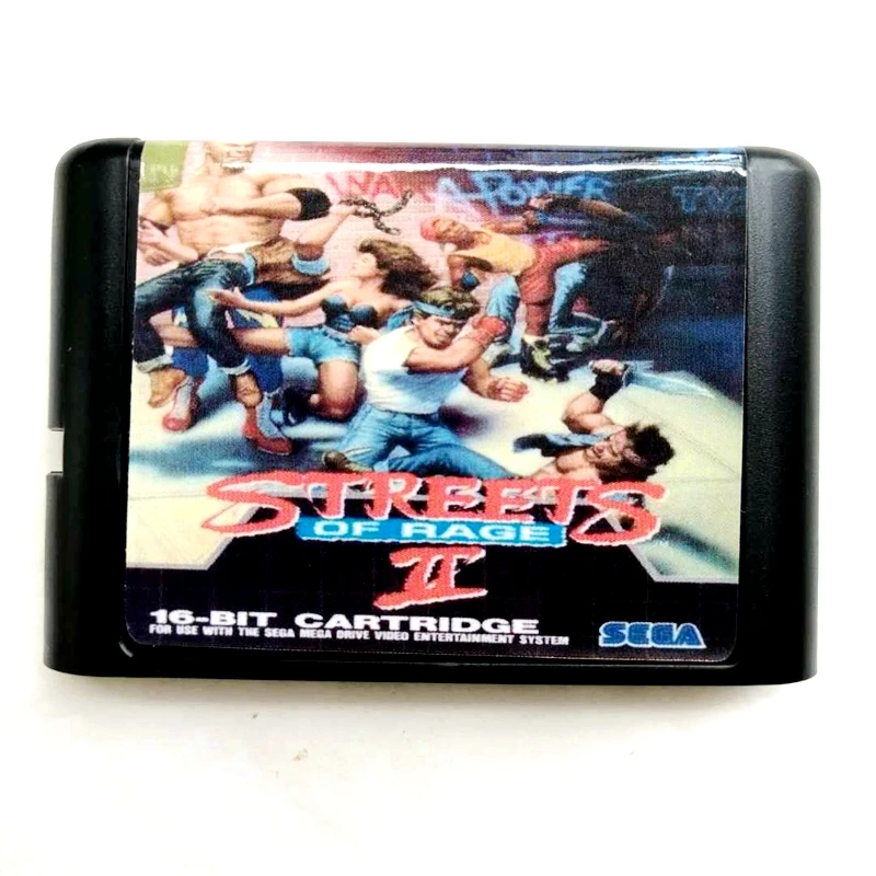 Карта памяти Streets of Rage 2 16 bit MD для sega Mega Drive 2 для sega Genesis Megadrive