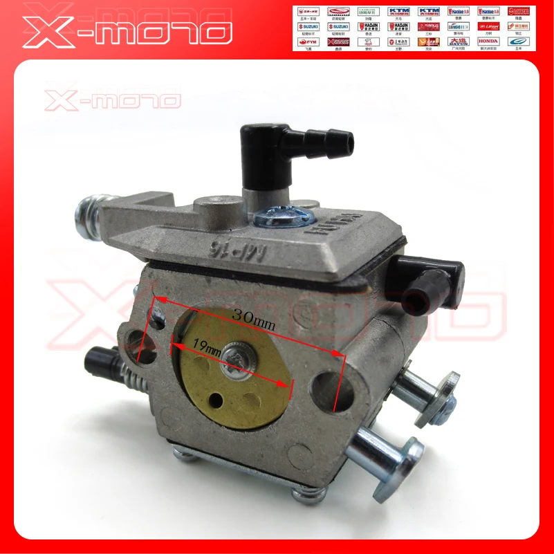 Карбюратор для цепной пилы 45cc 52cc 58cc карбюратор 4500 5200 5800 2 тактный двигатель