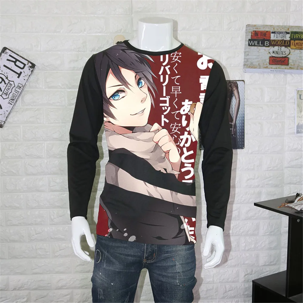 Новинка для косплея Noragami aragoo YATO футболка японский аниме костюм дышащая