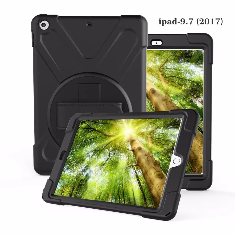 Армированный сверхпрочный чехол для Apple iPad 9 7 A1822 Обложка планшета силиконовый