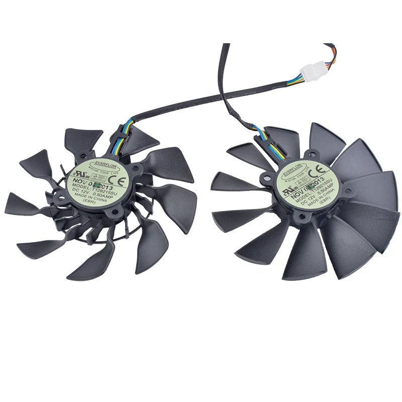 Революция в системах охлаждения T129215SU 95 мм DC 12 В 0.5A GTX760 780 780TI R9 280 290 280X 290X 390 390X GTX970 VGA