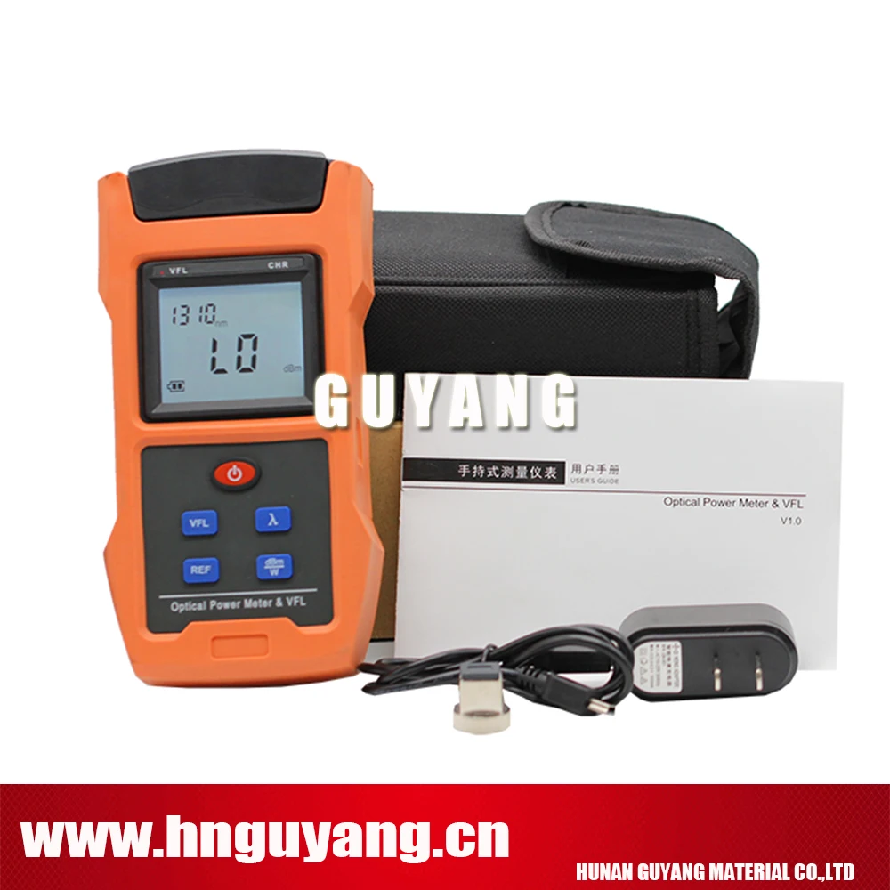 Оптический измеритель мощности GUYANG GY563 850 ~ 1625 нм ( 70 + 10 дБм 50 26 дБм) с 1 мВт VFL|optical