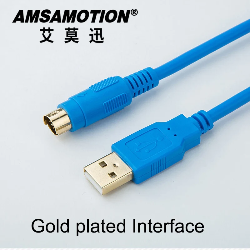 Amsamotion TSXPCX3030-C подходящий Schneider Twido/TSX/Neza серии ПЛК кабель для программирования TSXPCX3030 кабель для загрузки