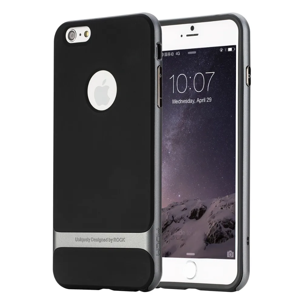 Для iPhone 7/7 Plus чехол Rock Royce Series Роскошный ультра тонкий ТПУ+ PC чехол с текстурой сетки для Apple iPhone 7 Plus задняя крышка телефона