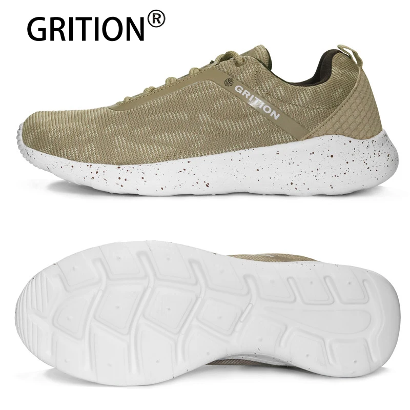 GRITION мужская повседневная обувь для спорта на открытом воздухе сетчатые дышащие