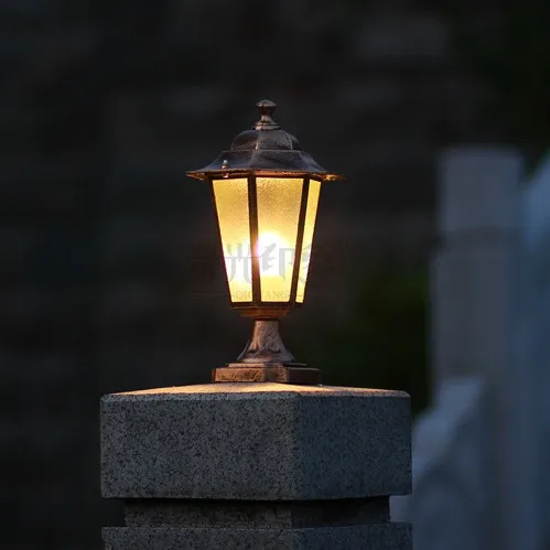 Напольный светильник s для колонн черный/бронзовый алюминиевый постельный