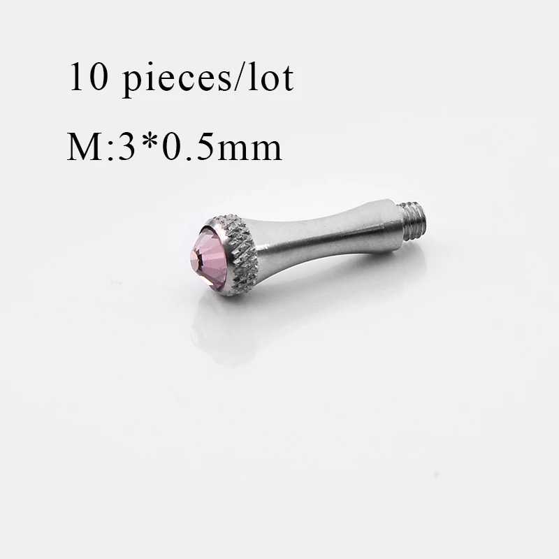 Съемные ножницы для пальцев 10 шт./лот стразы Tang фиксации волос хвостом M:3*0 5 мм |