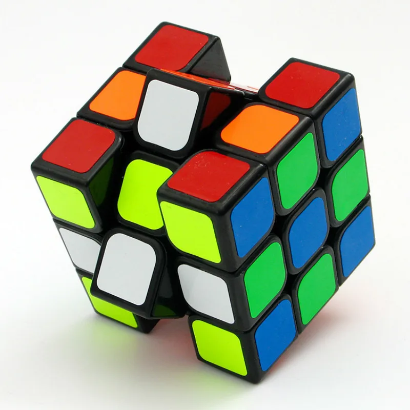 QIYI Cube 3x3x3 5 6 см пластиковая наклейка из углеродного волокна профессиональные