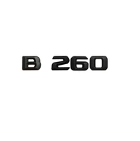 matt black b 260 car trunk rear letters word badge emblem letter decal sticker for mercedes benz w246 w242 b class b260