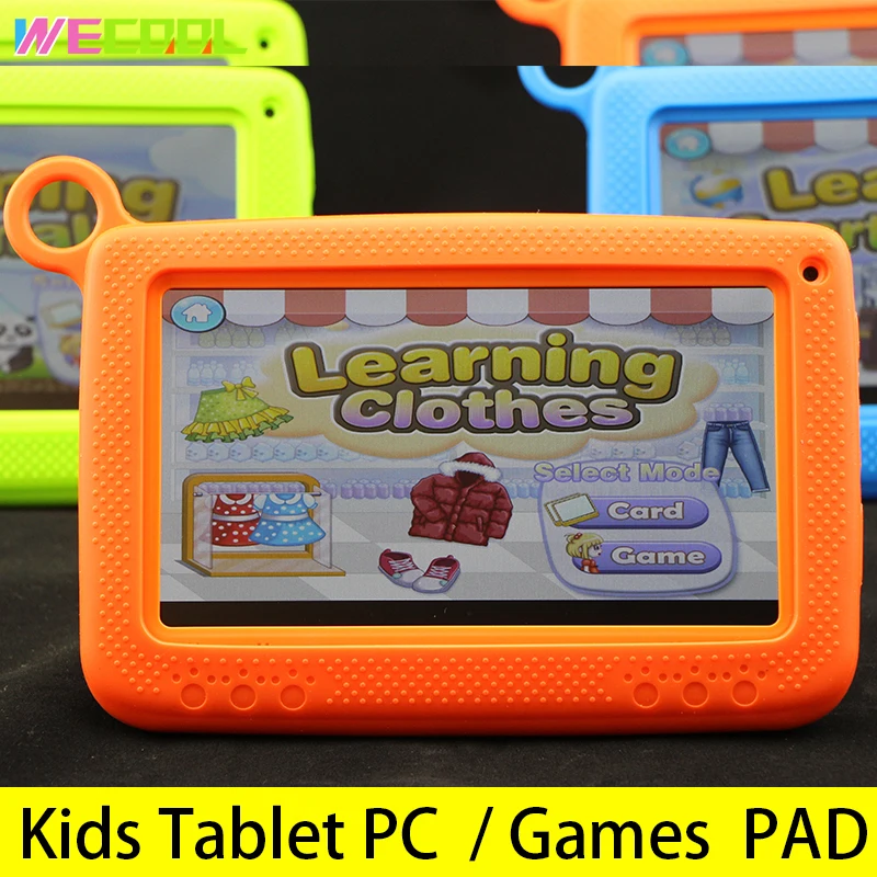 7 дюймов WeCool Обучающий планшет для детей ПК с сенсорным экраном силиконовый