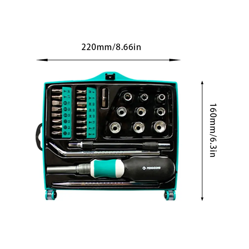 8127-B-29pcs6150 многофункциональная ручная отвертка, ремонтный набор инструментов для ремонта компьютера, ноутбука, инструменты для ремонта