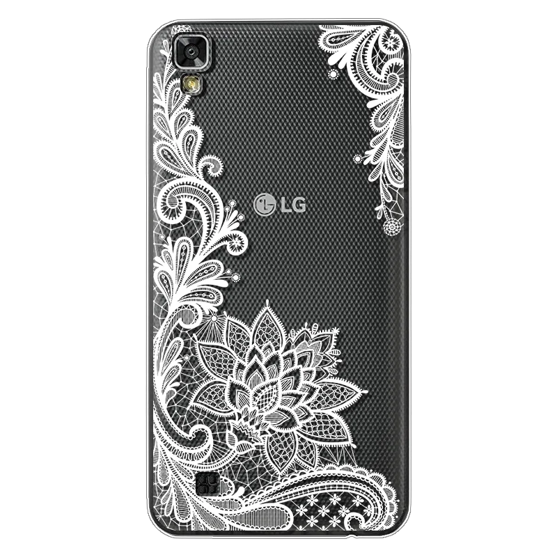 Чехол для LG X power K210 K220, чехол для K220ds, силиконовый Ультратонкий Мягкий ТПУ резиновый Прозрачный чехол с мультяшным принтом - Цвет: sxhua-bai