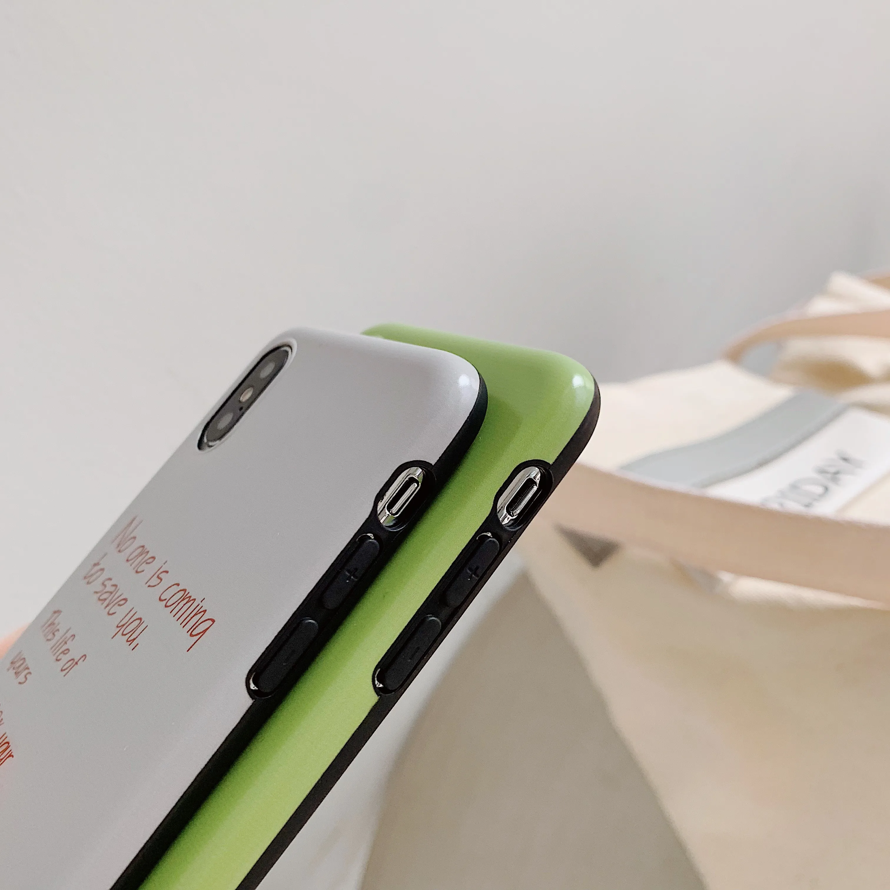 PEIPENG Simple Letter Silicone Phone Case Fundas For iphone 6 6S 7 8 Plus X XR XS MAX Slim Couple Cases Frosted Soft Coque Cover | Мобильные