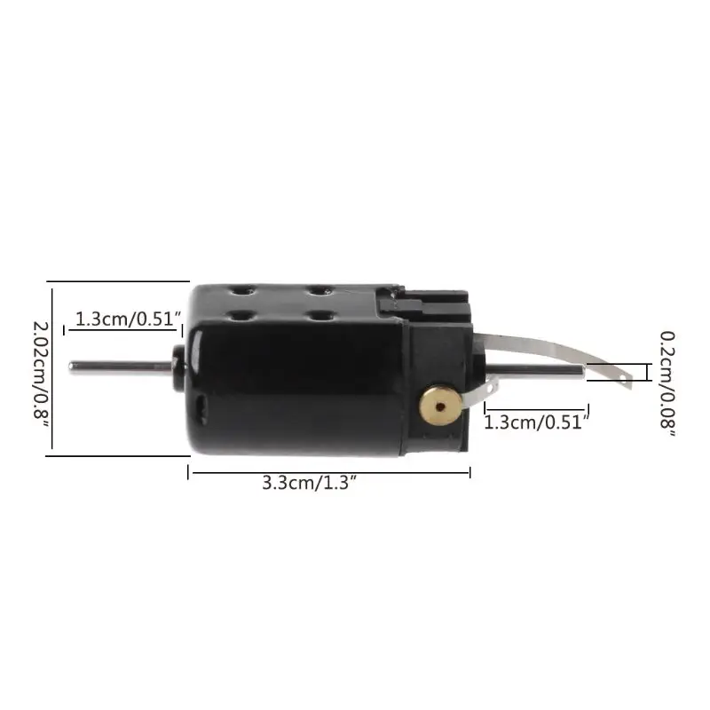 DC 12 V 24 микро ротором электродвигатель постоянного тока двойной вал DIY Компоненты