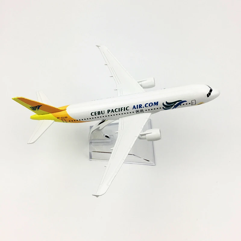 Модель самолета Cebu Pacific Airlines 16 см модель авиационного Air A320 металлическая литая