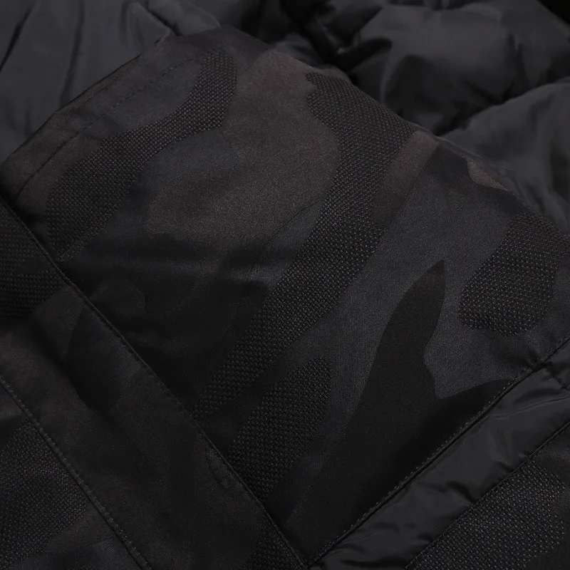 Мужская зимняя куртка высокого качества с воротником из натурального меха