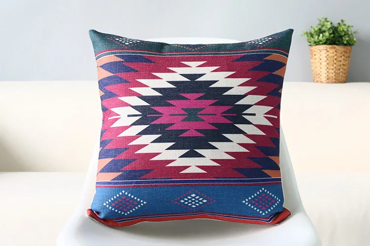 Скандинавская абстрактная черно белая Подушка цветная Геометрическая подушка