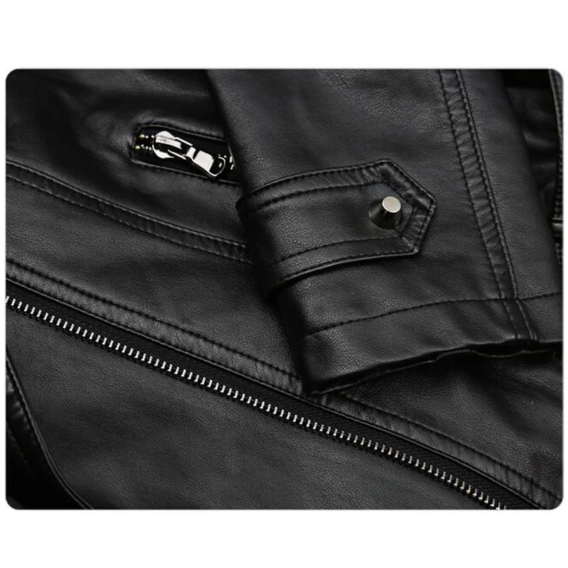 Женская куртка бомбер из ПУ кожи с капюшоном и длинным рукавом| |