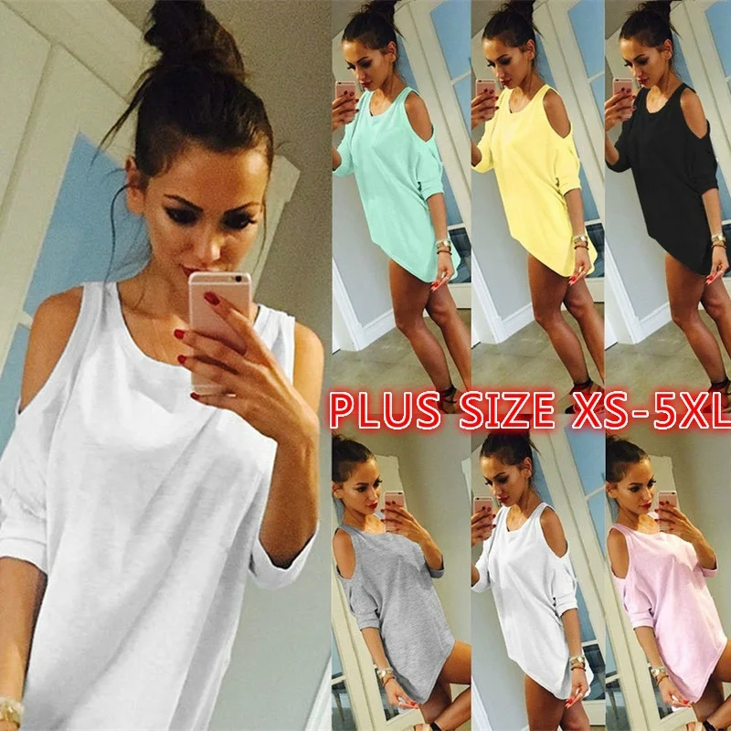 Женская Свободная блузка без бретелек ZOGAA Повседневная Блузка с длинным рукавом