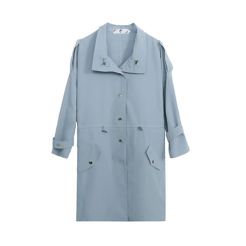 Повседневный Женский тренчкот на весну|Женские плащи и тренчи| |