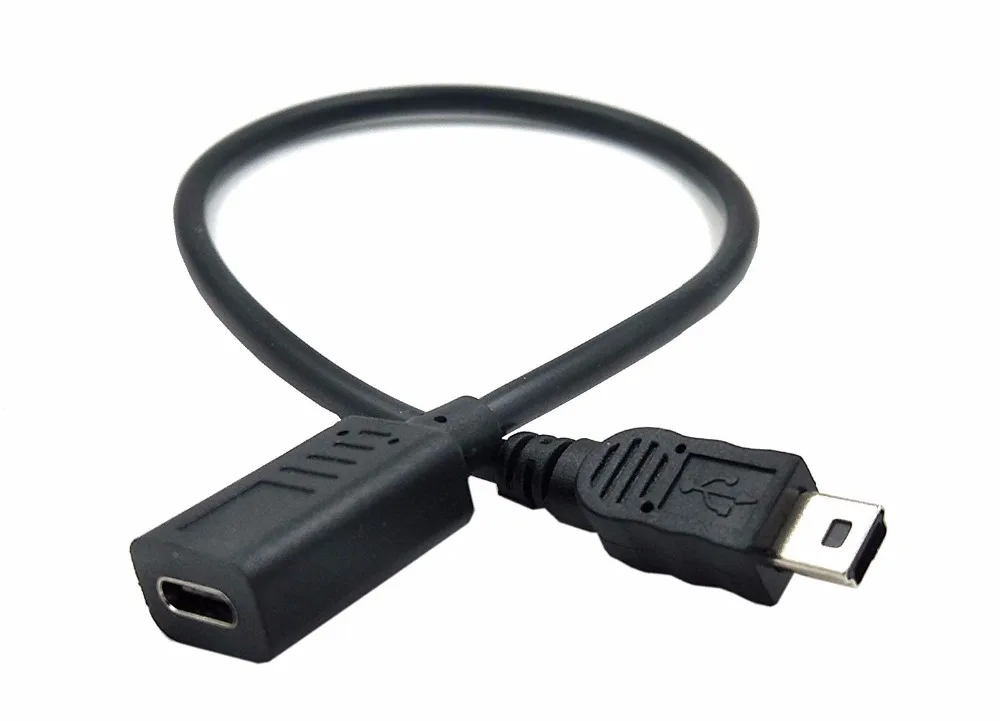 USB Type C гнездовой к мини usb мужской удлинитель данных кабель для устройств жестких