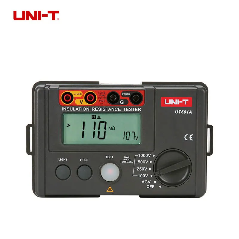 UNI T UT501A измерители сопротивления изоляции Автоматический диапазон Lcd подсветка