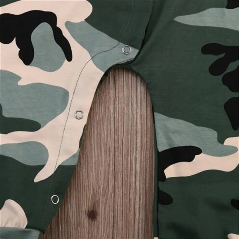 Новый брендовый милый камуфляжный комбинезон без рукавов для маленьких