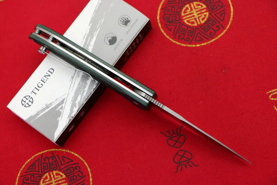 TIGEND CF1010 Флиппер складной нож D2 лезвие G10+ стальная ручка Кемпинг Охота Открытый выживания карманные кухонные ножи инструменты