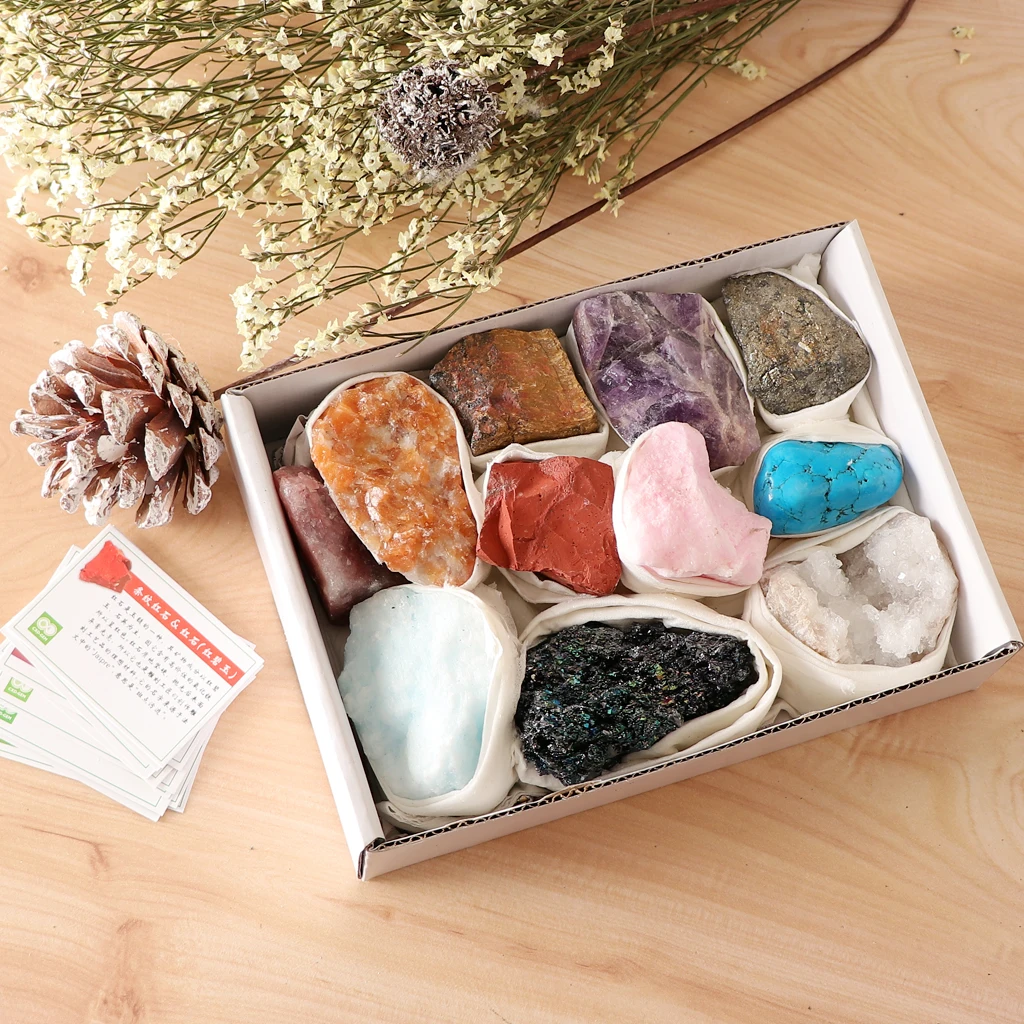 Набор для идентификации образцов минералов и скал детская геология научная